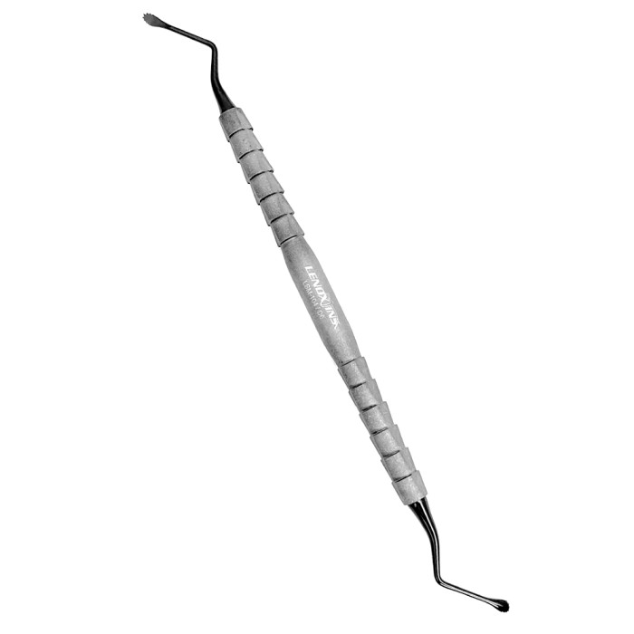 Lucas Bone Curettes Micro Serrated 3MM-BLACK Precision Tool for Efficient Bone Debridement