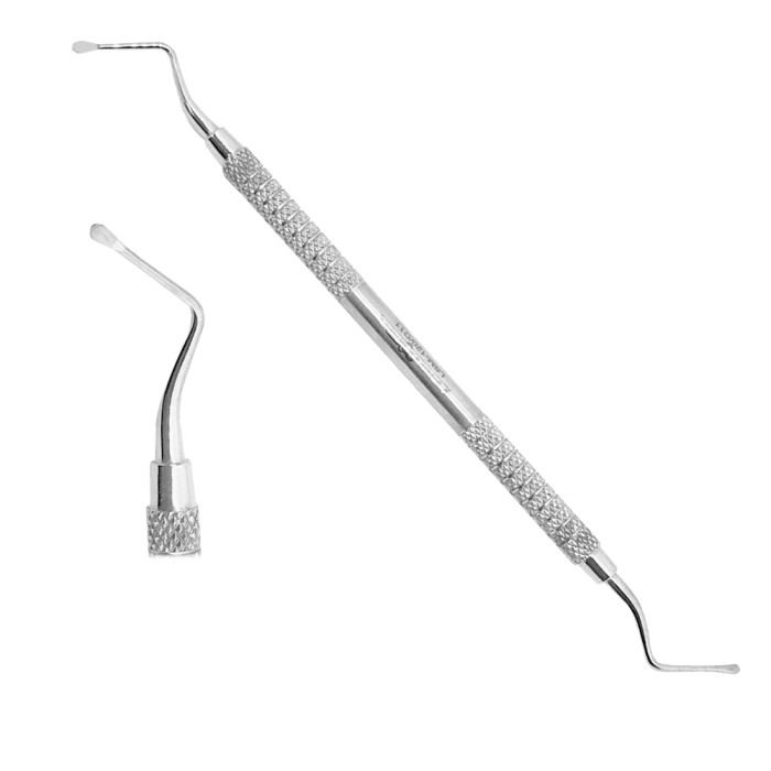 Lucas Bone Curettes, 2MM Non-Serrated | Precision Tool for Efficient Bone Debridement