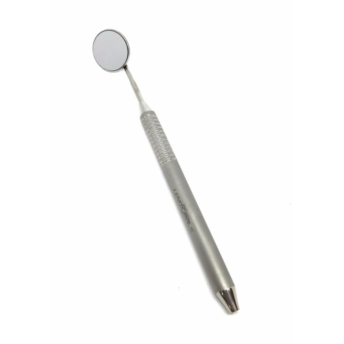 Dental Mouth Mirror Handle Cone Socket with Front Surface Rhodium Coated Mirror 5 Precision Diagnostic Tool