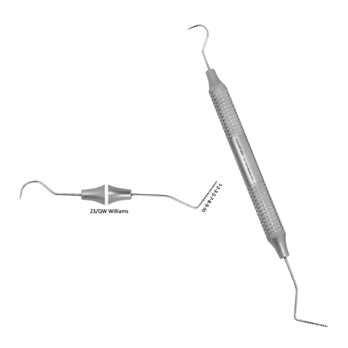 23/QW Williams Explorers & Probes Double Ended Precision Dental Diagnostic Tool