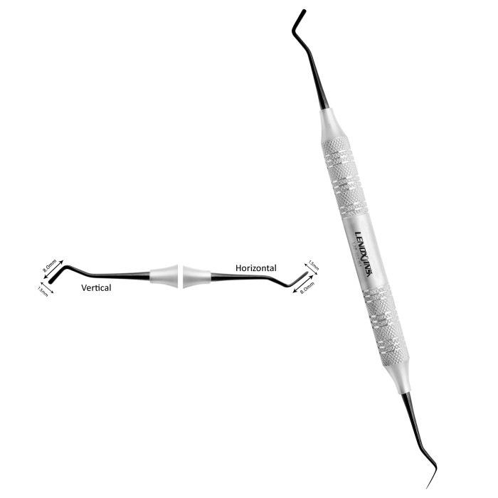 Composite Filling Instruments Double Ended Vertical / Horizontal 1.5x8.00MM | Precision Tool for Composite Restorations