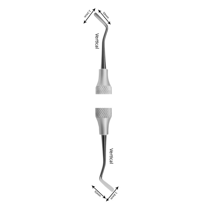 Composite Filling Instruments Double Ended Vertical 2.2x10MM / 2.4x2.4MM | Precision Tool for Composite Restorations