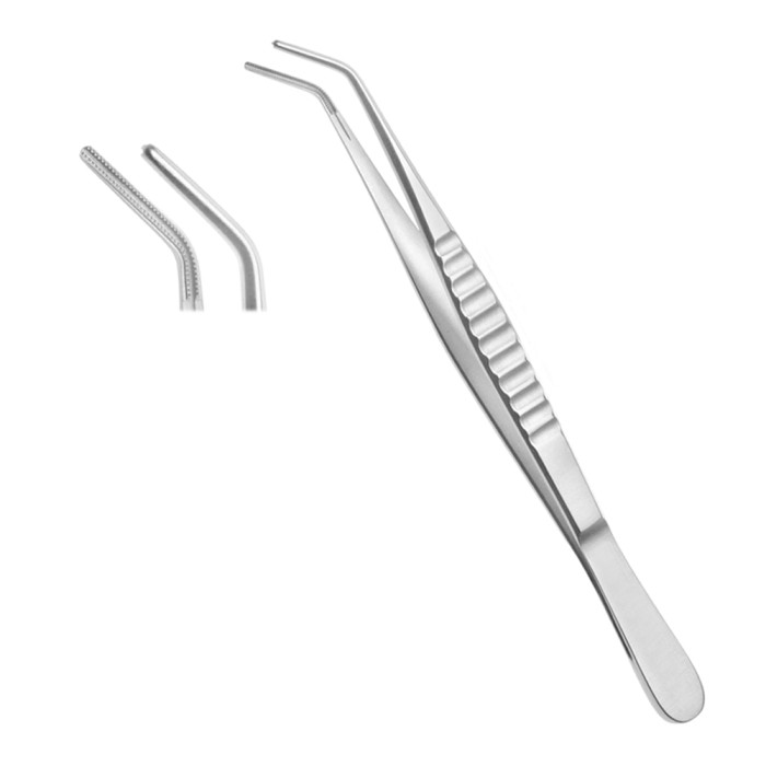 Debakey Atraumatic Tissue Forceps Cvd Serrated Teeth 16cm | Precision Tool for Delicate Tissue Handling