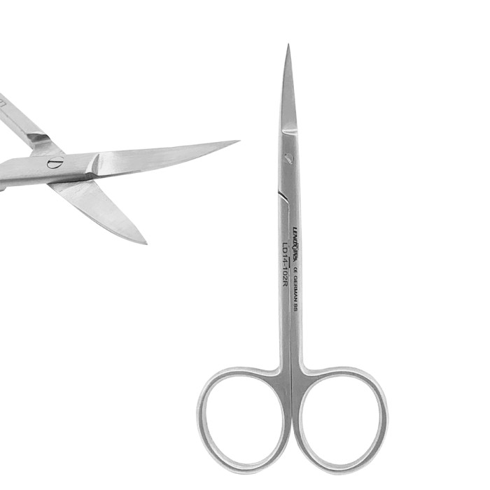 Iris Scissors 115mm Curved | Precision Cutting Instrument for Dental and Medical Procedures