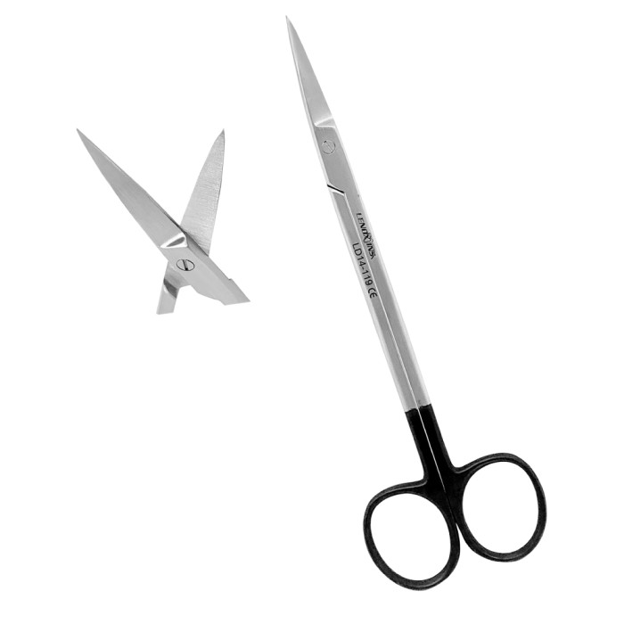 Kelly Scissors 16cm Straight Saw Edge | Precision Cutting Instrument for Dental Procedures