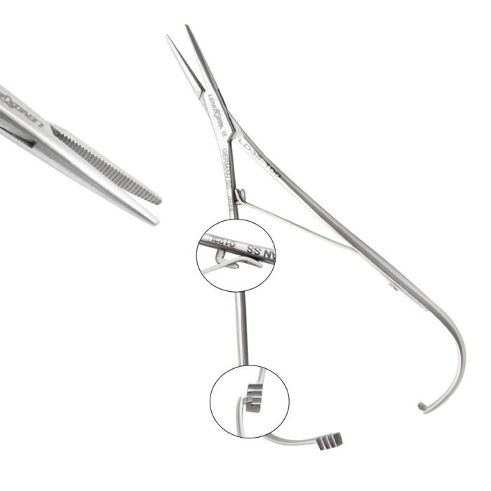 Smaha Elastomeric Ligature Placing Forceps 14cm Straight | Precision Orthodontic Tool for Ligature Placement