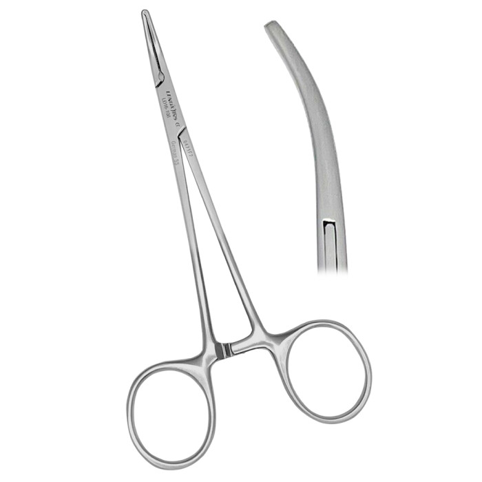 Halstead Mosquito Forceps 12.5cm Curved 1x2 Teeth | Precision Surgical Tool for Delicate Clamping