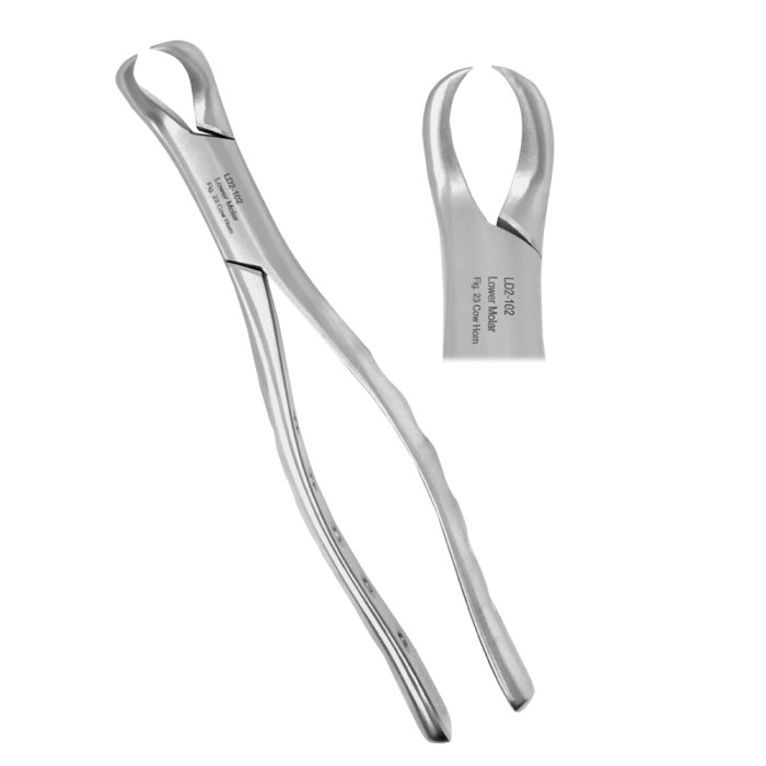 Extracting Forceps Fig. 23 | Cow Horn Design for Lower Molar Extractions