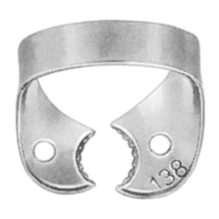 Rubber Dam Clamps Fig. 138 | Precision Tool for Effective Tooth Isolation