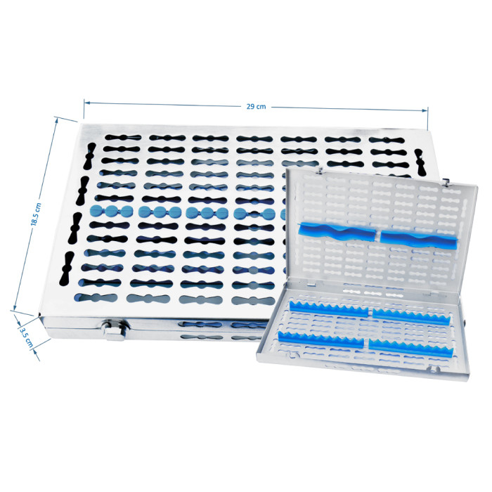 Sterilization Cassette for 20 Instruments | Durable & Hygienic Dental Organizer