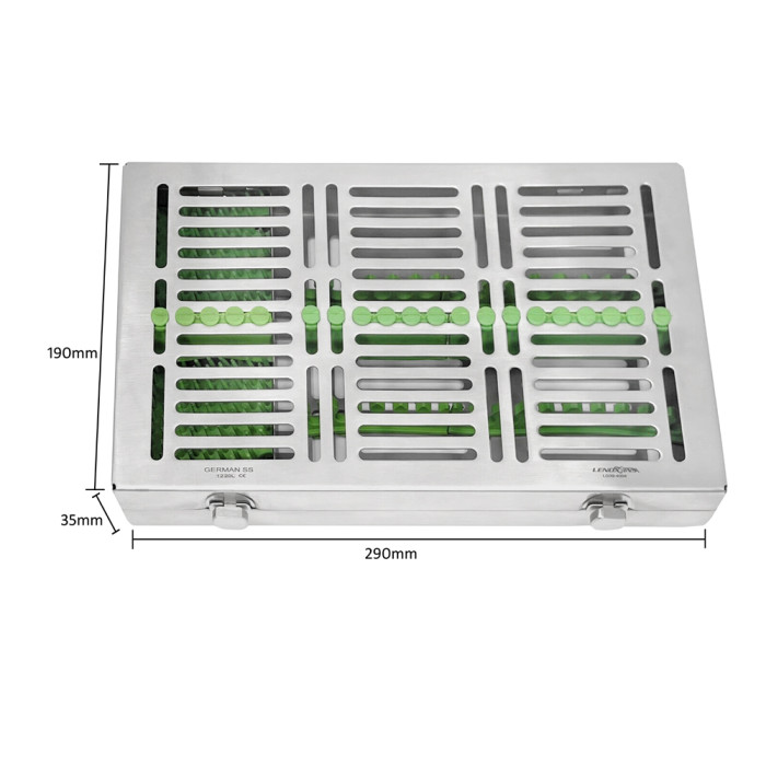 Cassette With Compartment - 29x19x3.5CM | Spacious & Hygienic Dental Tool Organizer