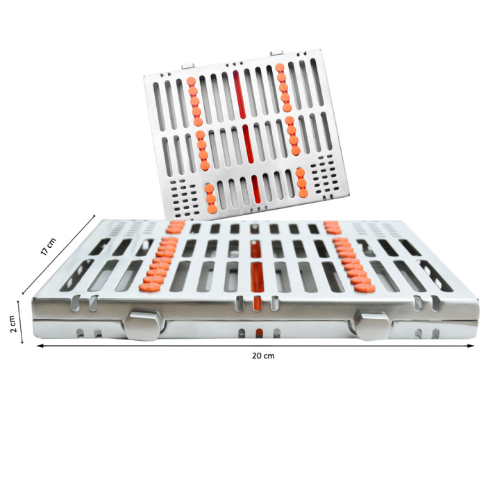 Cassette for 10 Scalers - 20x18x2CM | Compact & Hygienic Organizer