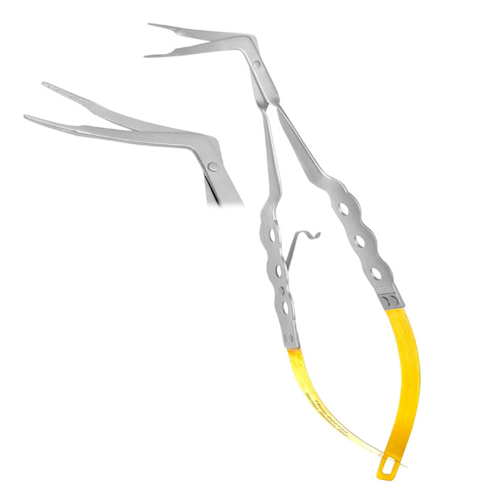 Tunneling Tissue Grafting Forceps Curved Lefty | Precision Tool for Tissue Grafting Procedures