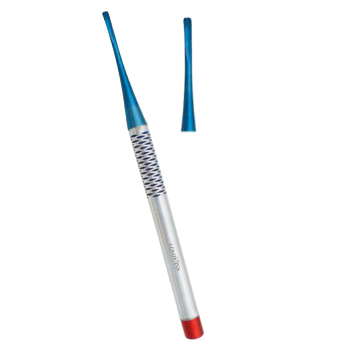 PDL Perio Elevators Micro Serrated Edge, Curved 3.0mm | Precision Tool for Atraumatic Periodontal Procedures
