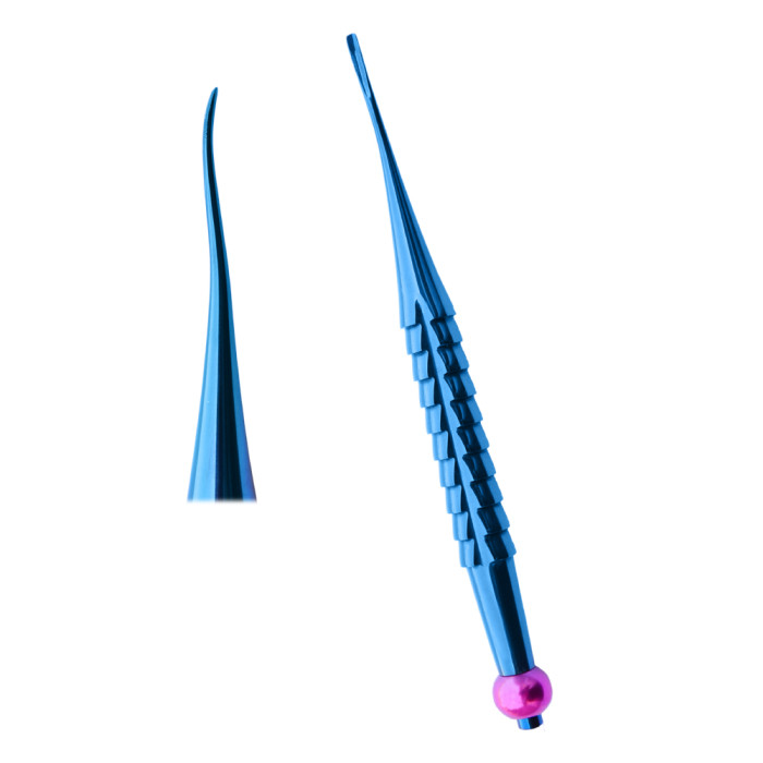 PDL Periotomes Micro Serrated Edge, Curved 2.5mm | Precision Tool for Atraumatic Periodontal Procedures