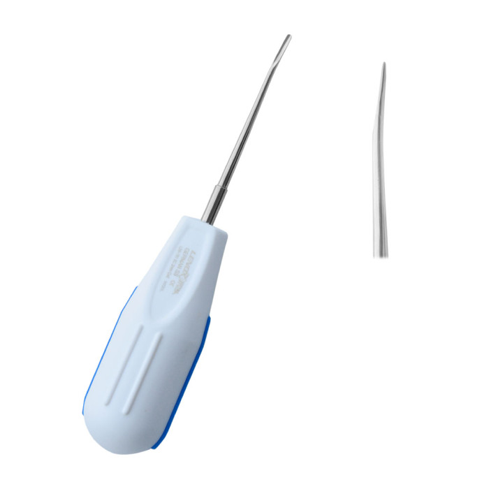 Dental Luxating Elevator 2C (Curved 2mm) | Precision Tool for Atraumatic Dental Extractions