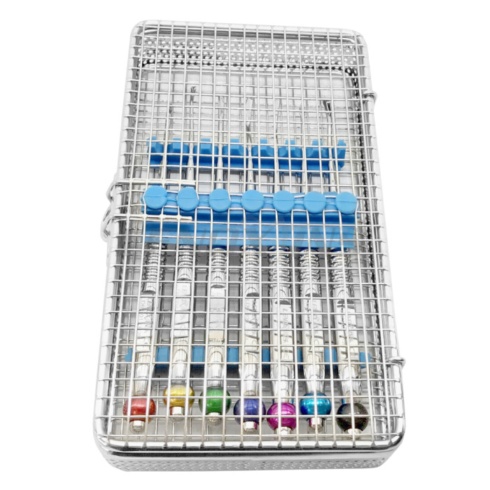 PDL Luxating Elevators Set Of 7 in Cassette | Precision Dental Extraction Instrument Set