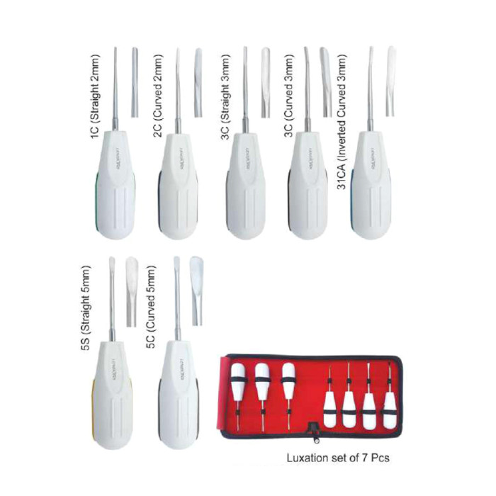 Dental Luxatoring Set of 7 Pcs | Precision Tools for Atraumatic Dental Extractions
