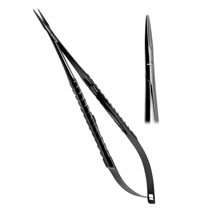 Micro Needle Holder TC 18cm STR Locking | Precision Tool for Microsurgical Procedures