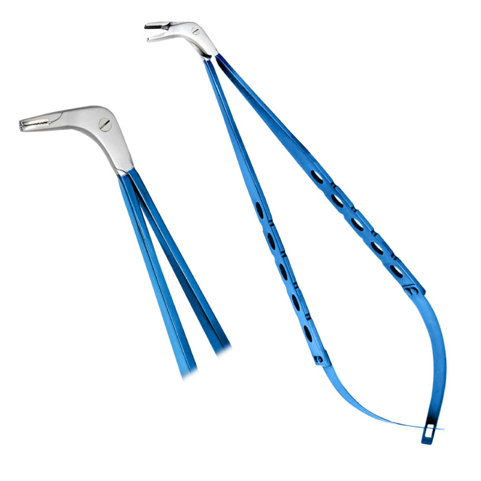 Matrix Band Holding Forceps, Sectional Matrix Inserting Forceps TC- Blue Titan | Precision Tool for Matrix Band Placement